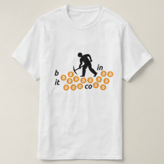 T-shirt Chemisette Bitcoin Minier