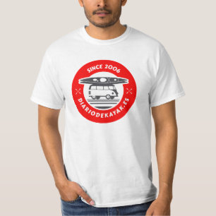 T-shirt Chemisette de journal de kayak