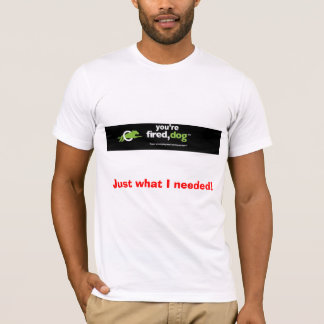 T-shirt chenets, au juste de ce que j'ai eu besoin !