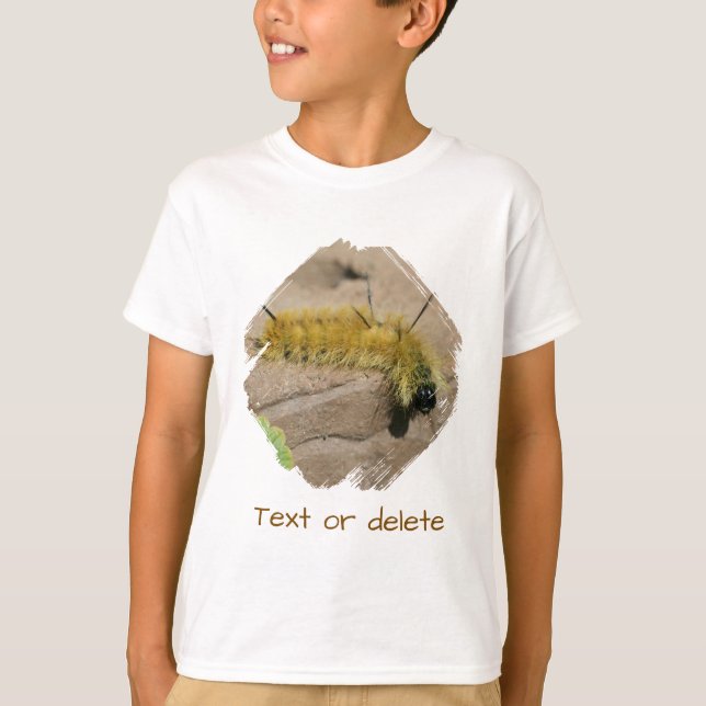 T-shirt Chenille de papillon nocturne personnalisée (Devant)