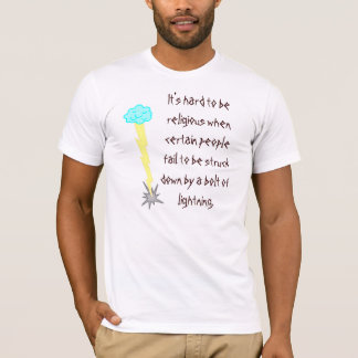 T-shirt Cher Dieu, frappent svp…