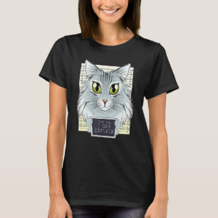 T-shirt Cher Papa, Je Peux Expliquer J'Ai Un Chat De Forêt