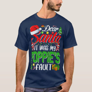 T-shirt Cher Père Noël C'Était Mes Pépites Faute Noël Drôl