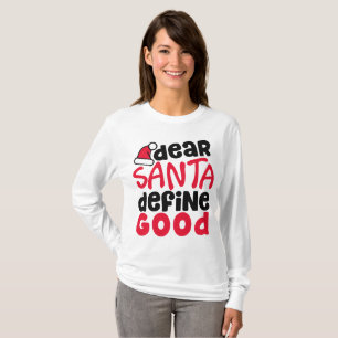 T-shirt Cher Père Noël définissent la bonne chemise dr