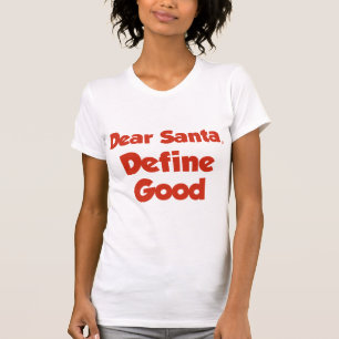 T-shirt Cher Père Noël, définissez le bon