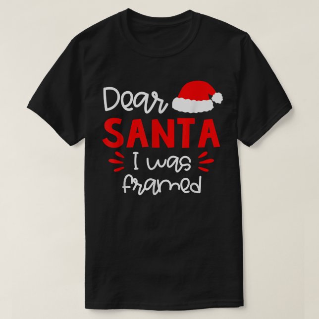 T-shirt Cher Père Noël drôle Matching Pajama de Noël de fa (Design devant)