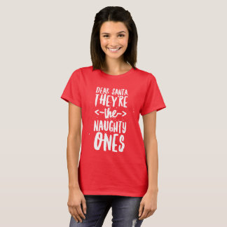 T-shirt Cher Père Noël, ils sont les vilains