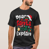 Cher Père Noël Je Peux Expliquer Drôle Mauvais Noë