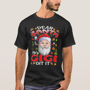 T-shirt Cher Père Noël Ma Maman L'a Fait Drôle Pyjama De N