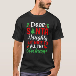 T-shirt Cher Père Noël méchant mais gentil pour toutes les