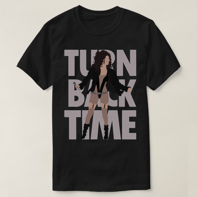 T-shirt Cher - Retourner l'horloge (Design devant)