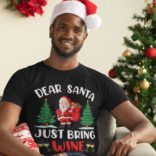T-shirt Cher vin Père Noël Noël