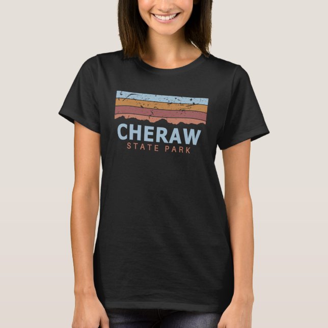 T-shirt Cheraw State Park South Carolina Retro Cool (Devant)