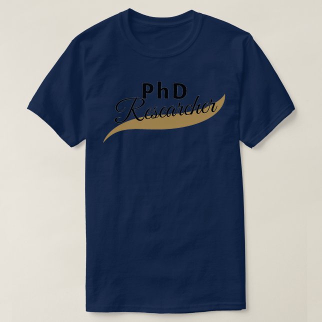 T-shirt Chercheur au doctorat 1 (Design devant)