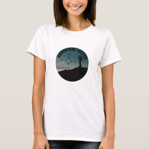 T-shirt Chercheur de randonnée extérieur pour les randonne