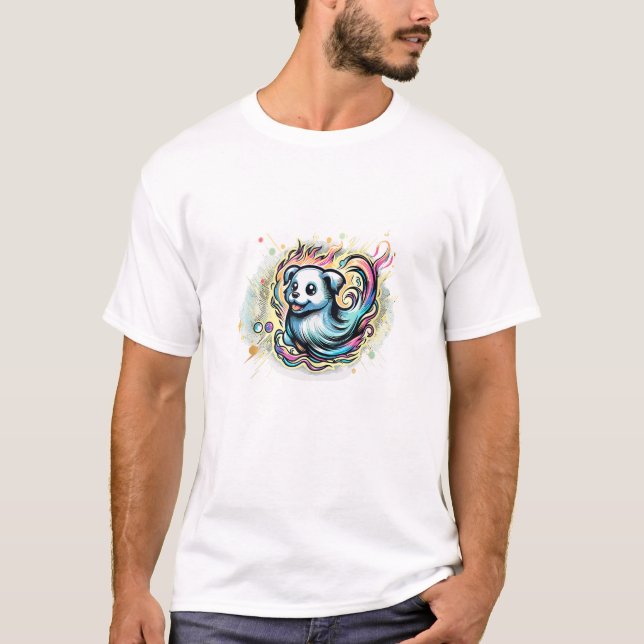 T-shirt Chercheur Ghost Hallo (Devant)