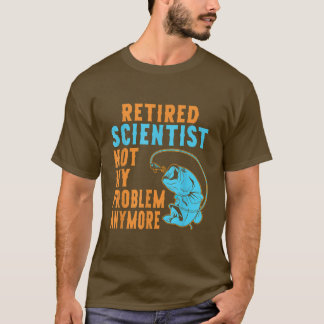 T-shirt Chercheur retraité Pêcheur Amoureux Retraite
