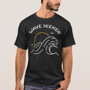 T-SHIRT CHERCHEURS DE VAGUES DE SURF RECHERCHE POUR SURF D
