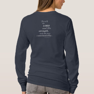 T-shirt Cherchez la chemise à manches longues des femmes d