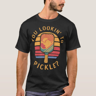 T-shirt Cherchez-vous à Pickle Vintage Sunset Picklebal
