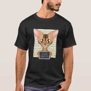 T-shirt Chère Maman, Je Peux Expliquer I Abyssinian Chat M