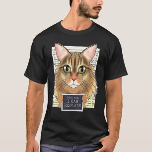 T-shirt Chère Maman Je Peux Expliquer I Sibérien Chat Mama