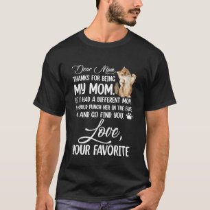 T-shirt Chère Maman Merci D'Être Ma Mère