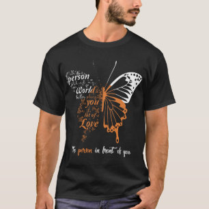 T-shirt Chère personne derrière moi