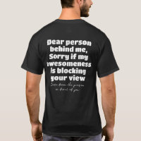 Chère Personne Derrière Moi Désolé Si Mon Awesomen