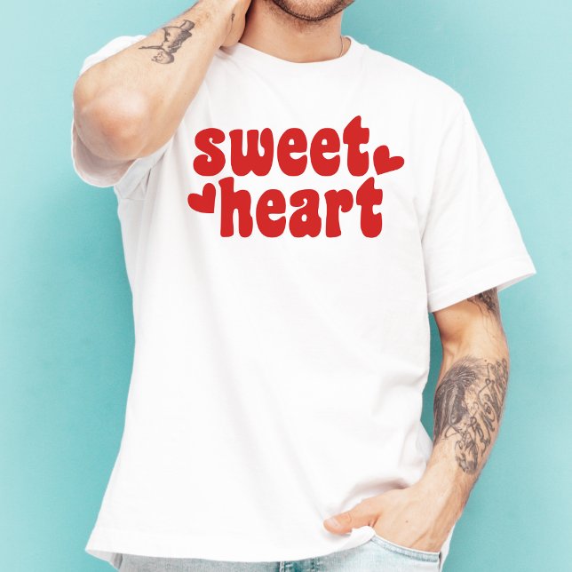 T-shirt Chérie Jour des Valentines Hommes modernes (Créateur téléchargé)