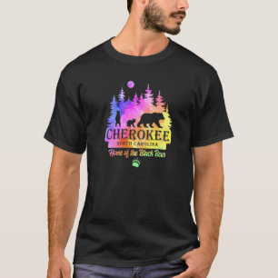 T-shirt Cherokee Caroline du Nord Ours Great Smoky Mountai