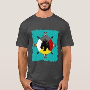 T-shirt cherokee d'ours de quatre directions