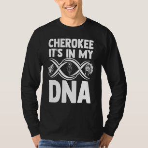 T-shirt Cherokeedna Amérindien Head