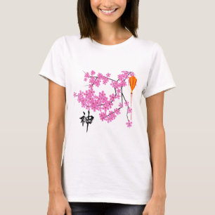 T-shirt Cherry Blossom Design - Femmes & Filles