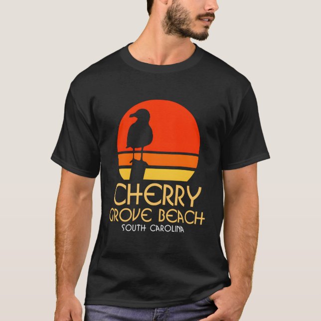 T-shirt Cherry Grove Beach Caroline du Sud (Devant)