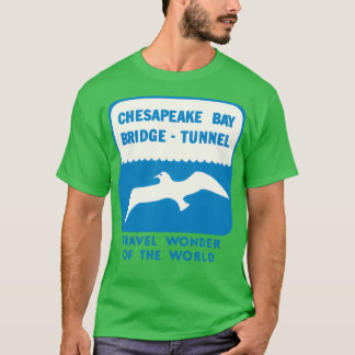 T-shirt Chesapeake Bay Bridge Tunnel Vintage Travel 