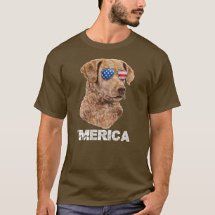 T-shirt Chesapeake Bay Retriever lunettes de soleil États-
