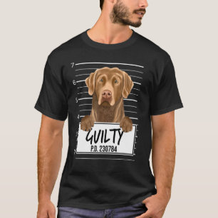 T-shirt Chesapeake Bay Retriever Mugshot Guilde Chien
