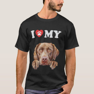T-shirt Chesapeake Bay Retriever Si je ne peux pas amener