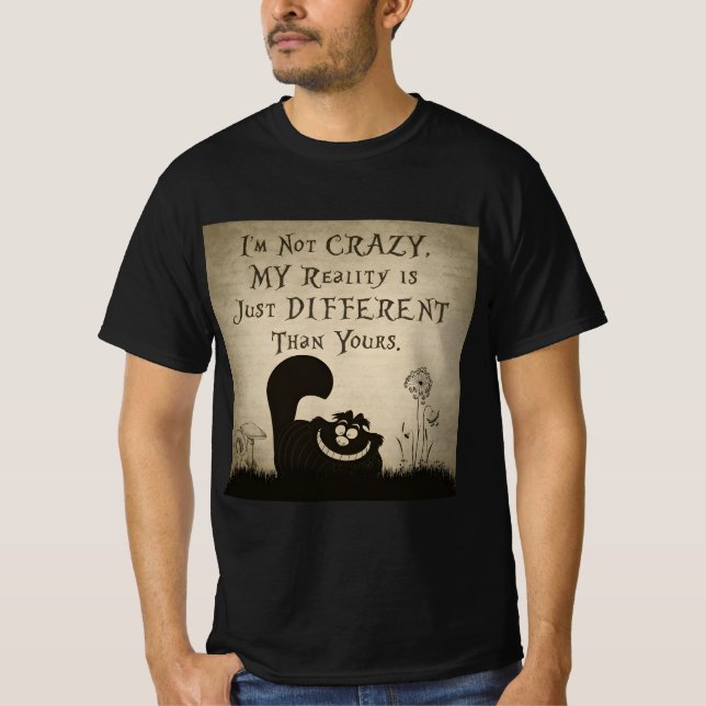 T-shirt Cheshire cat classique (Devant)