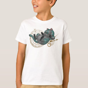 T-shirt Cheshire Cat Le temps est un Wastin' 2