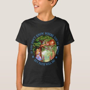 T-SHIRT CHESHIRE CAT - N'IMPORTE QUEL CHEMIN FERA