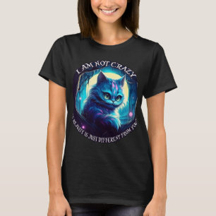 T-shirt Cheshire Chat Je ne suis pas fou