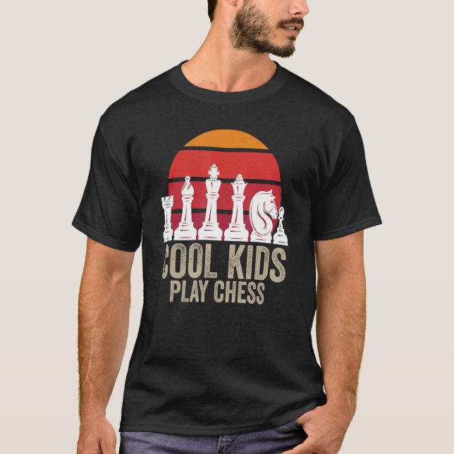 T-shirt Chess Chessboxing Chess Masters Cool Kids Play Che (Devant)