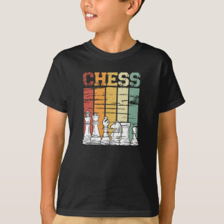 T-shirt Chess game retro vintage