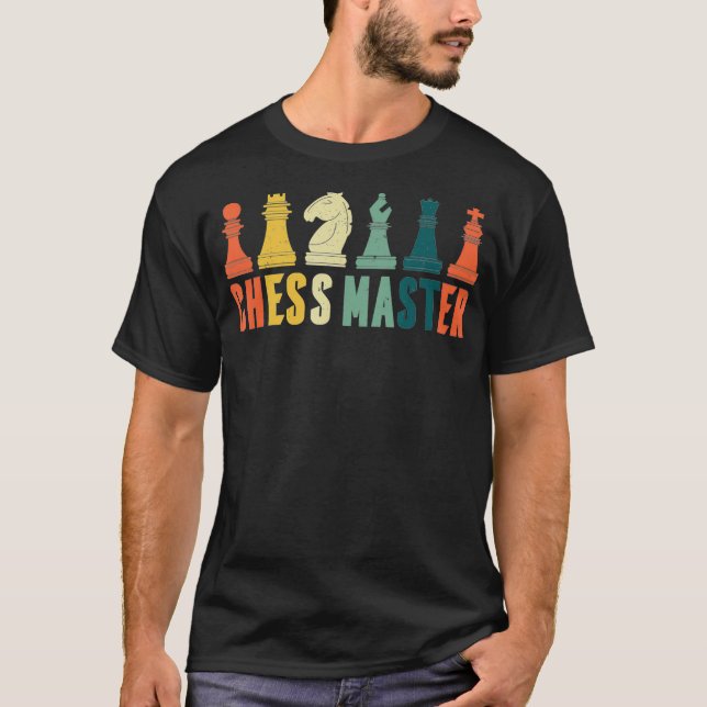 T-shirt Chess Master cadeau Vintage (Devant)