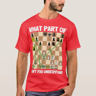 T-shirt Chess Master Chess Club amp 3 Way Jeu d'échecs (12
