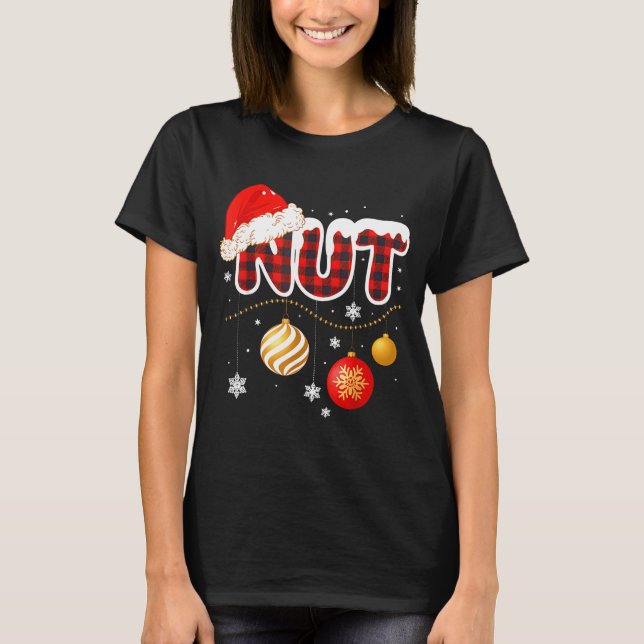 T-shirt Chest Nuts Christmas Matching Couple Chestnuts  (Devant)