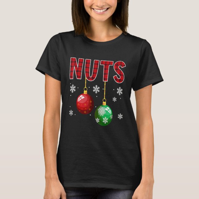 T-shirt Chest Nuts Matching Chestnuts   Christmas Couples  (Devant)