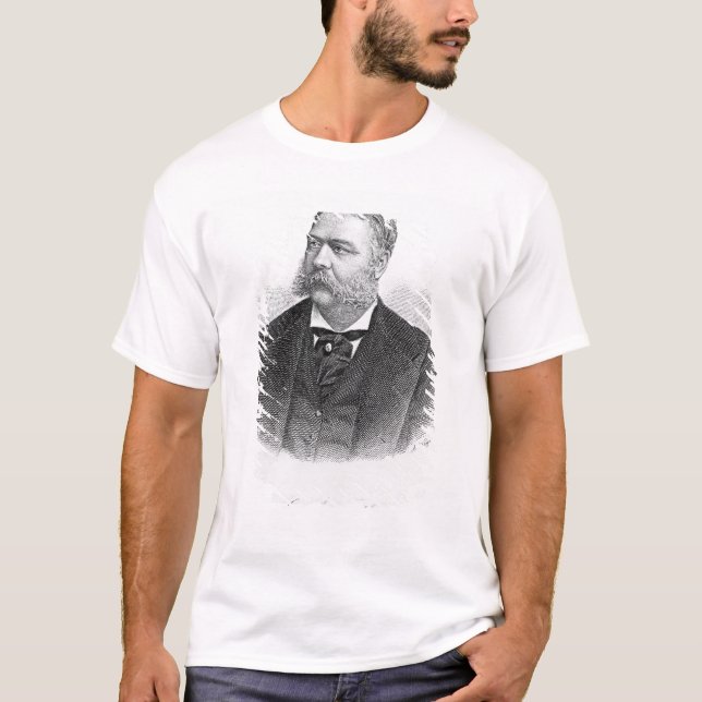T-shirt Chester Alan Arthur, gravé par A. Weger (Devant)